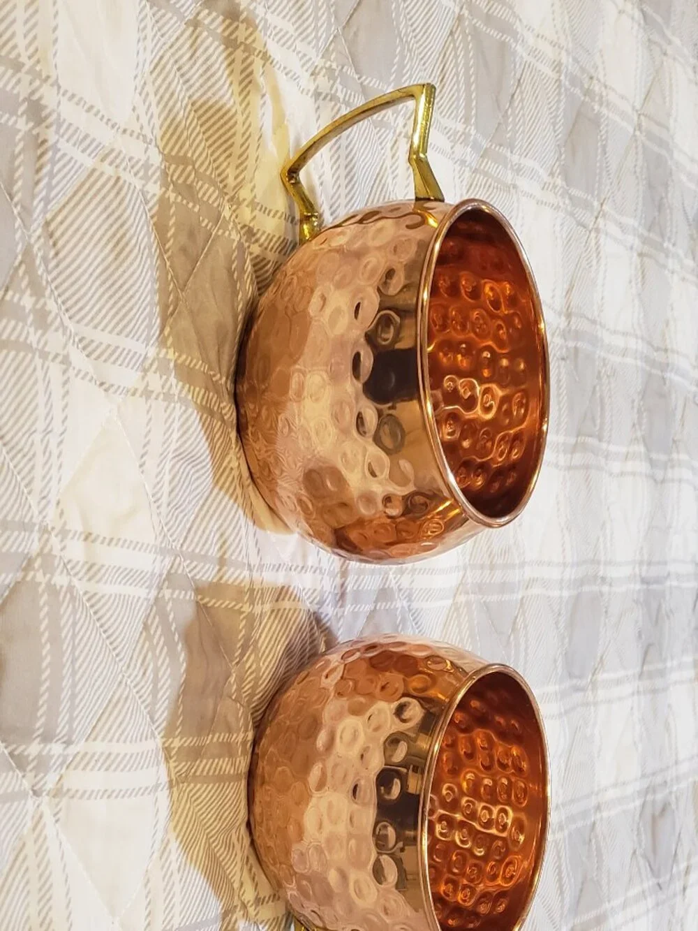 Two 16oz Copper Moscow Mule mugs